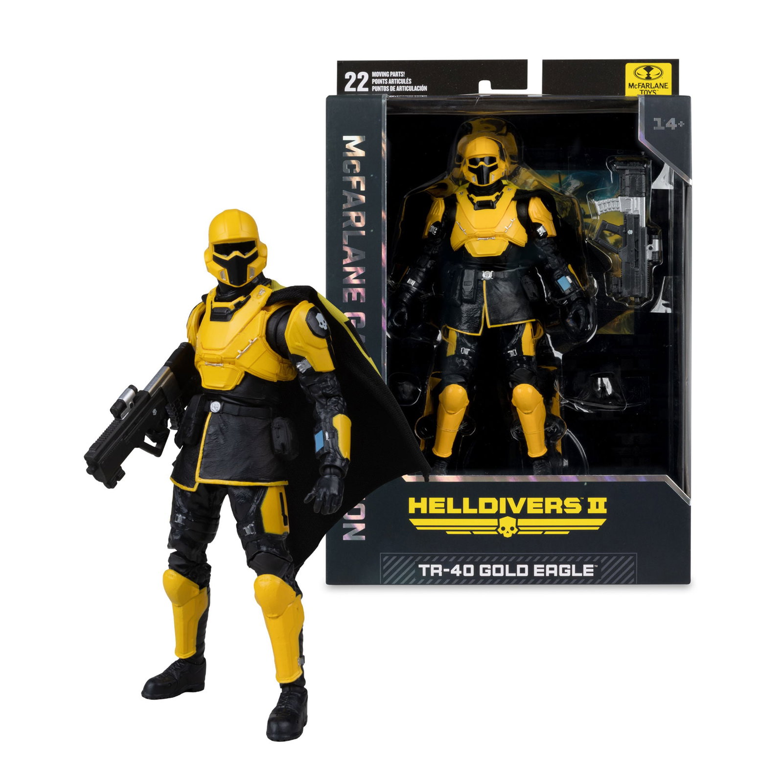 Helldivers 2 McFarlane Gaming Edition T4-40 Gold Eagle image 9
