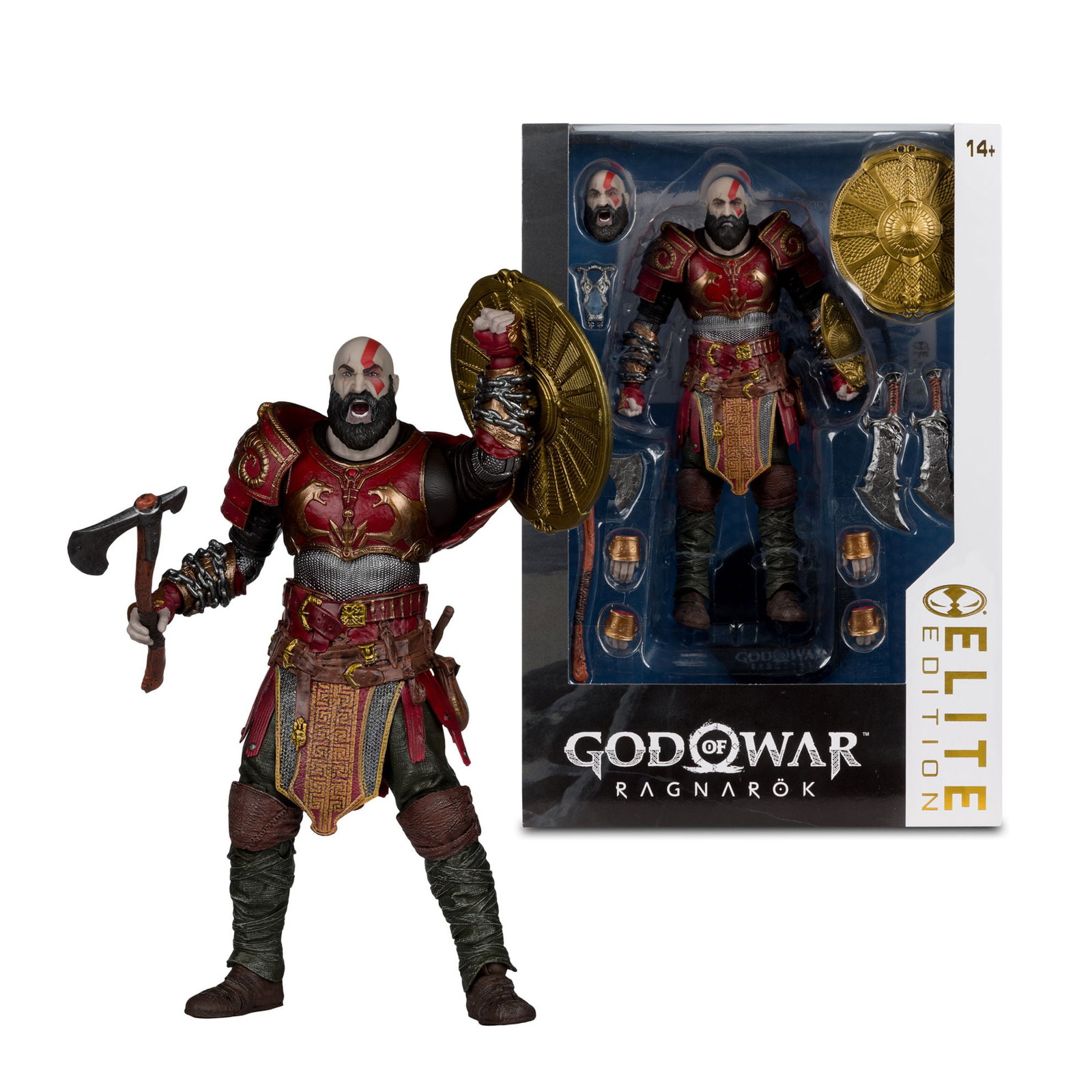 God of War Ragnarok McFarlane Elite Edition Kratos (Ares Armor) Deluxe image 9