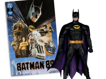 Batman '89 #6 Page Punchers Batman with Comic