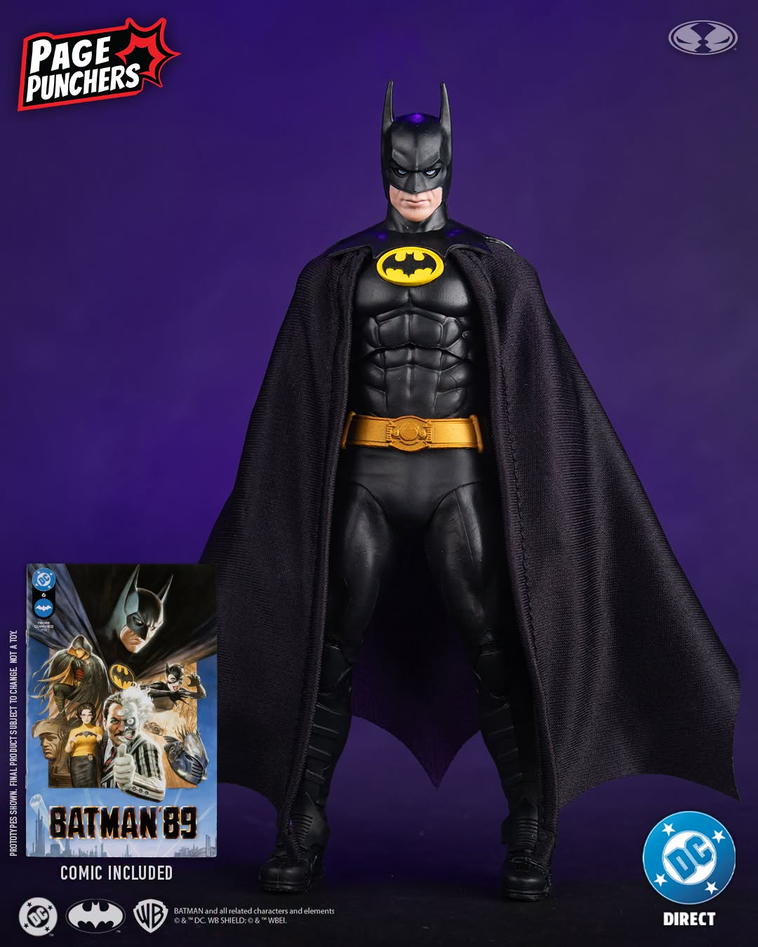 Batman '89 #6 Page Punchers Batman with Comic image 4
