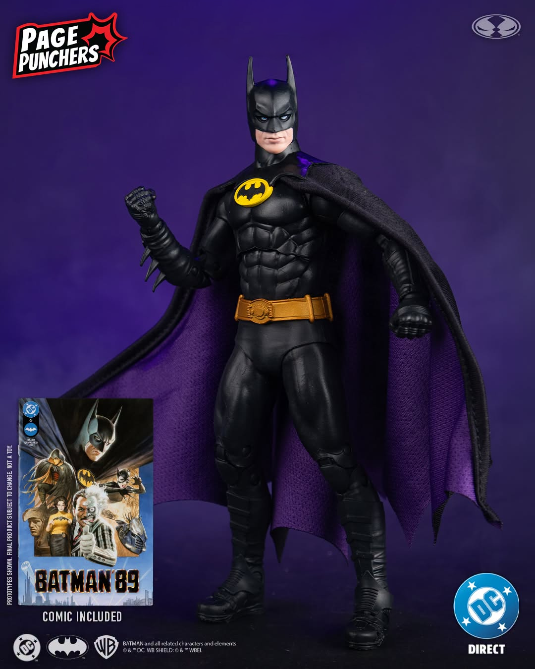 Batman '89 #6 Page Punchers Batman with Comic image 5