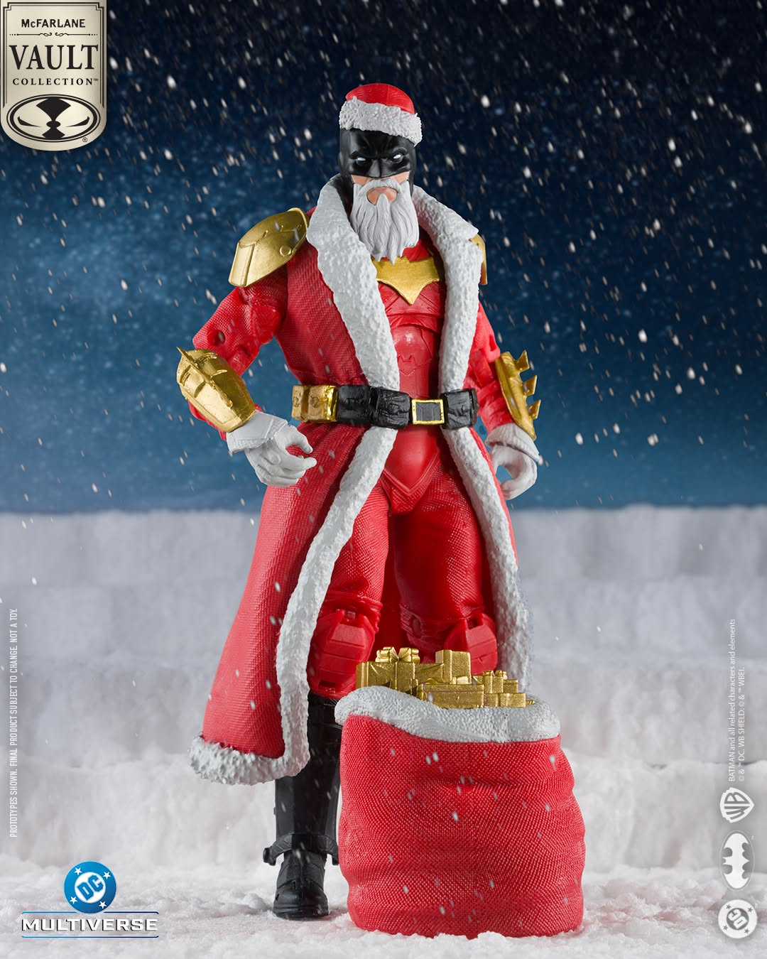 DC Multiverse McFarlane Vault Collection Batman (Red Santa Suit) image 3