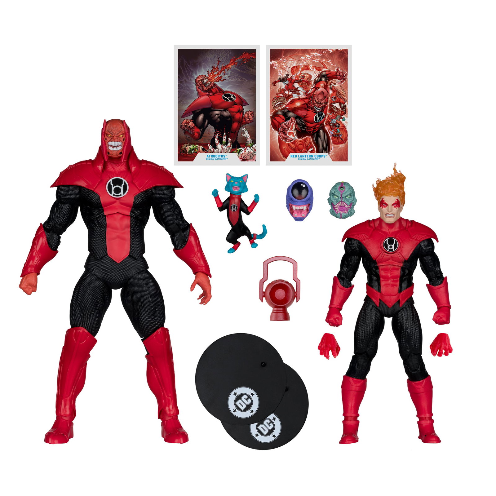 Green Lantern DC Multiverse Atrocitus & Red Lantern Corps Two-Pack image 8