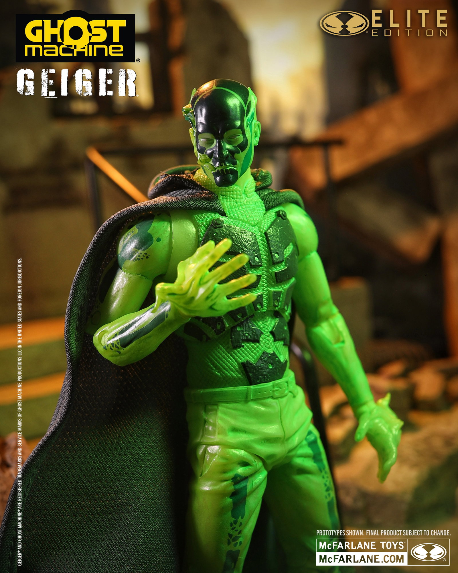Ghost Machine McFarlane Elite Edition #15 Geiger Deluxe image 10