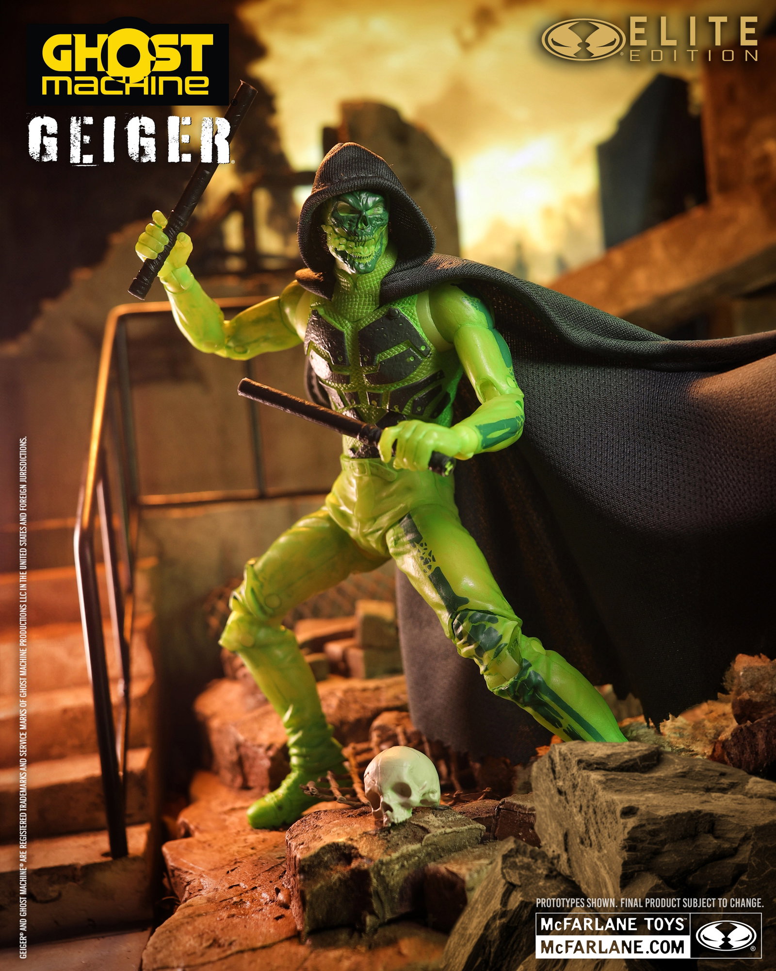 Ghost Machine McFarlane Elite Edition #15 Geiger Deluxe image 3