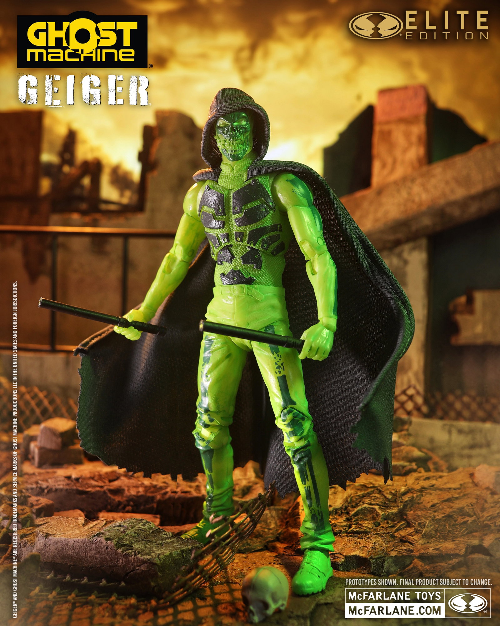 Ghost Machine McFarlane Elite Edition #15 Geiger Deluxe image 4