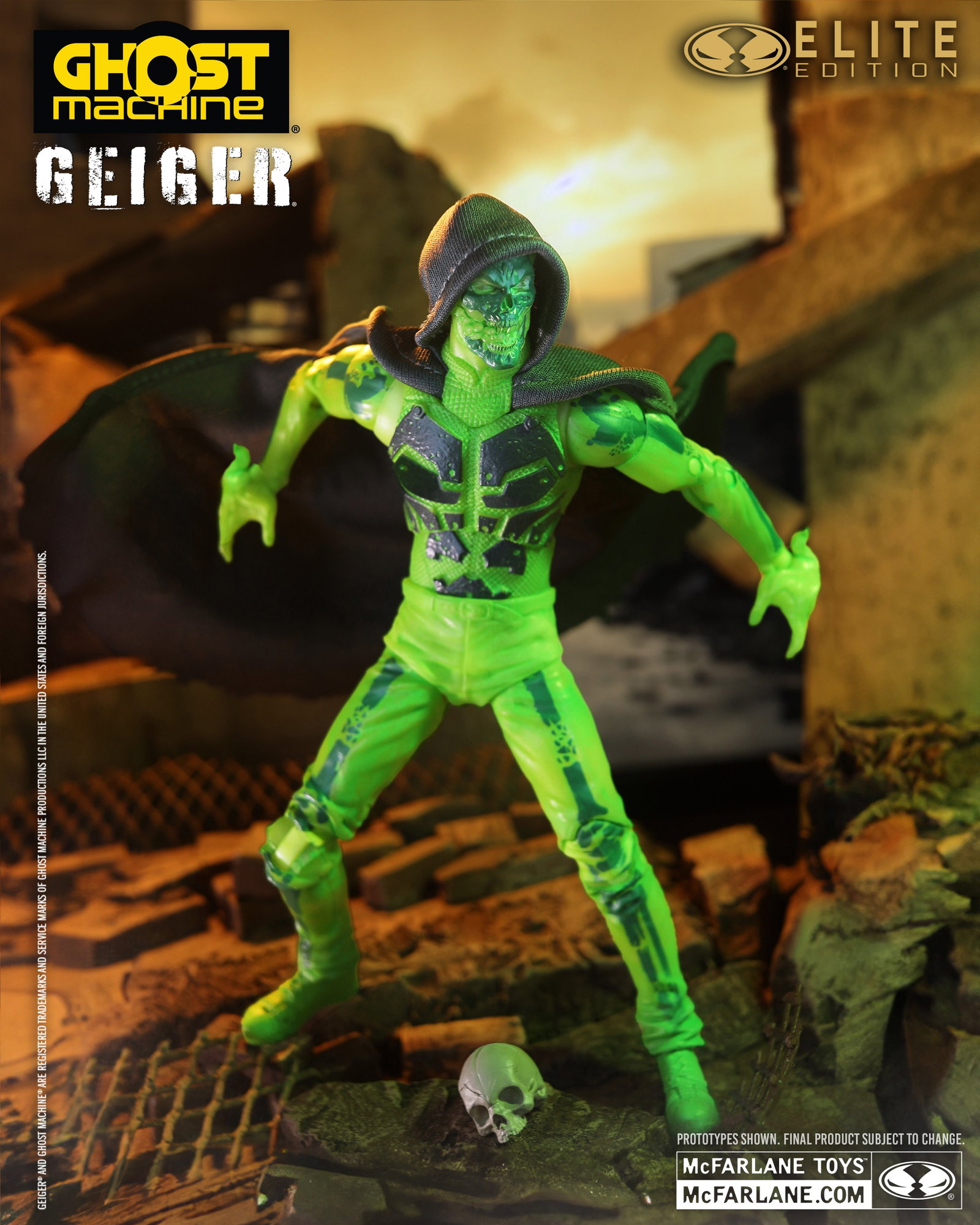 Ghost Machine McFarlane Elite Edition #15 Geiger Deluxe image 6