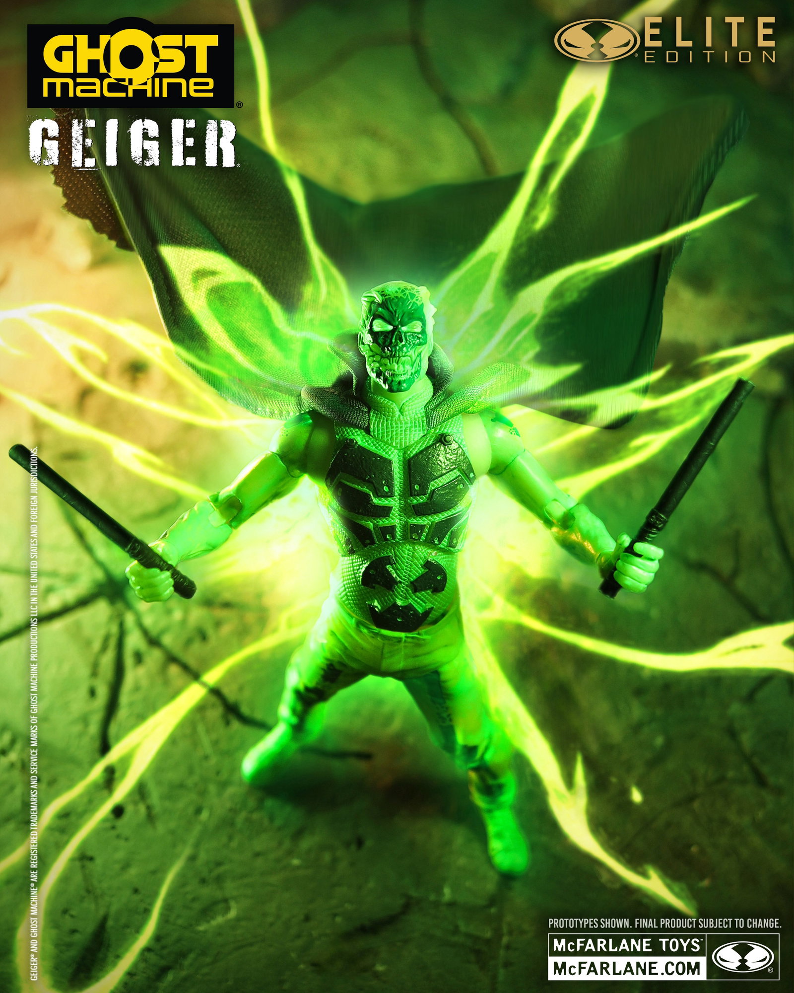 Ghost Machine McFarlane Elite Edition #15 Geiger Deluxe image 7