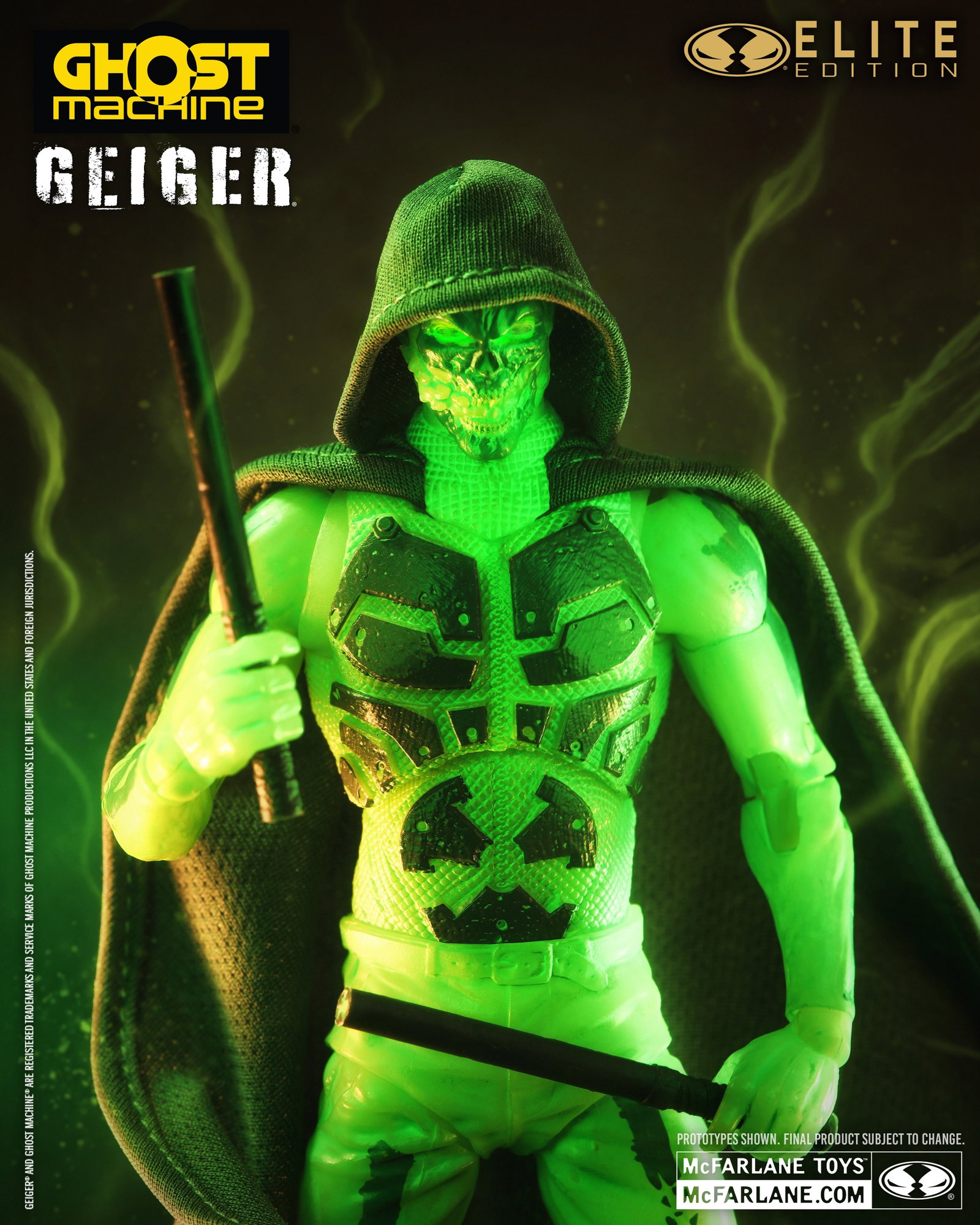 Ghost Machine McFarlane Elite Edition #15 Geiger Deluxe image 8