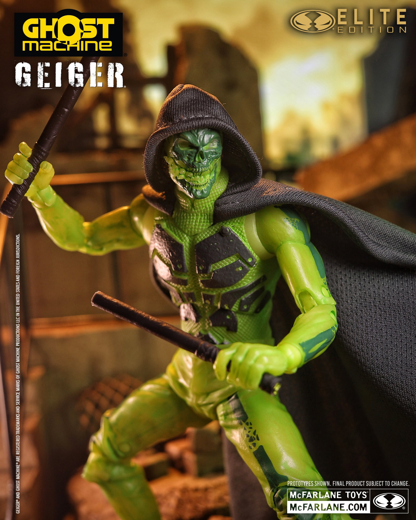 Ghost Machine McFarlane Elite Edition #15 Geiger Deluxe image 9