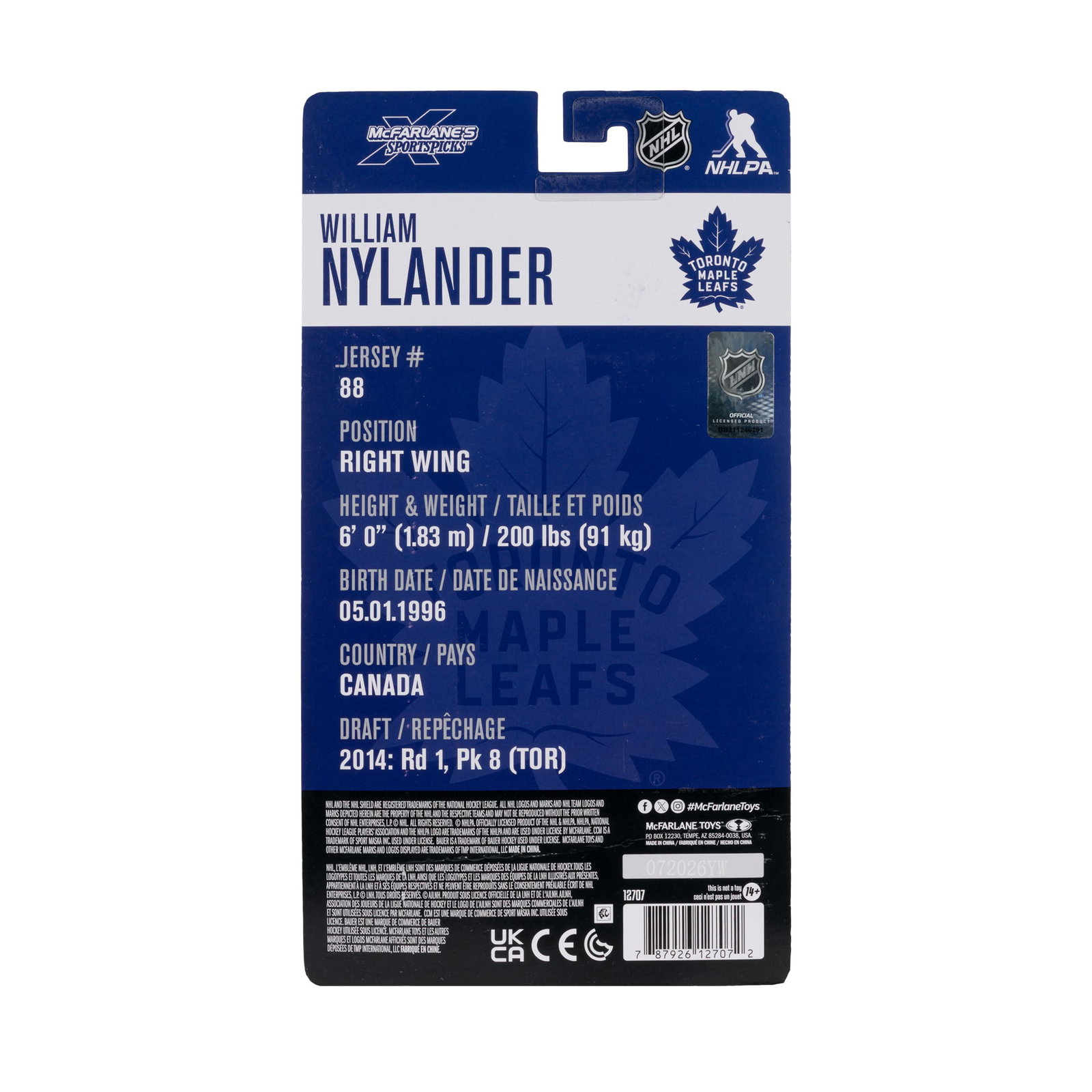 NHL SportsPicks William Nylander (Toronto Maple Leafs) image 9