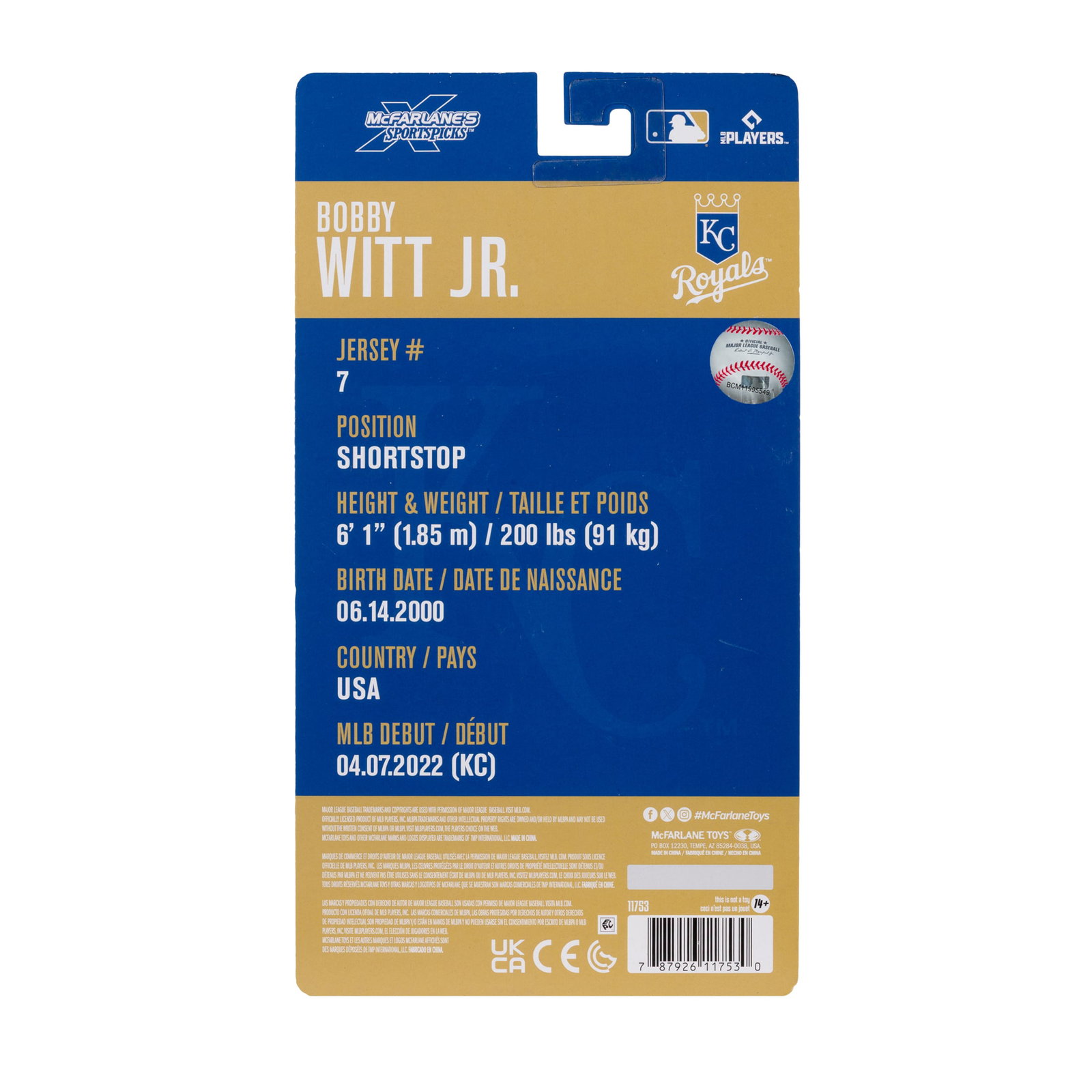 MLB SportsPicks Bobby Witt Jr. (Kansas City Royals) image 9