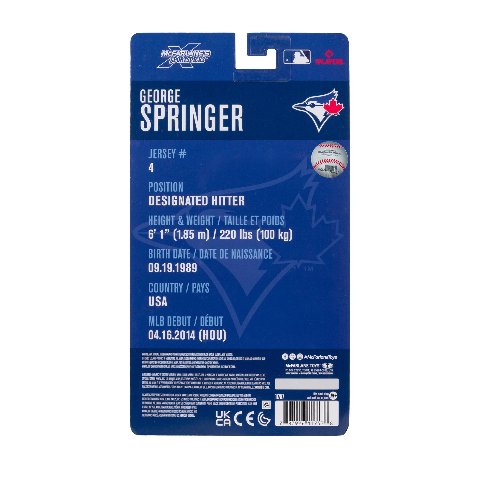 MLB SportsPicks George Springer (Toronto Blue Jays) image 9