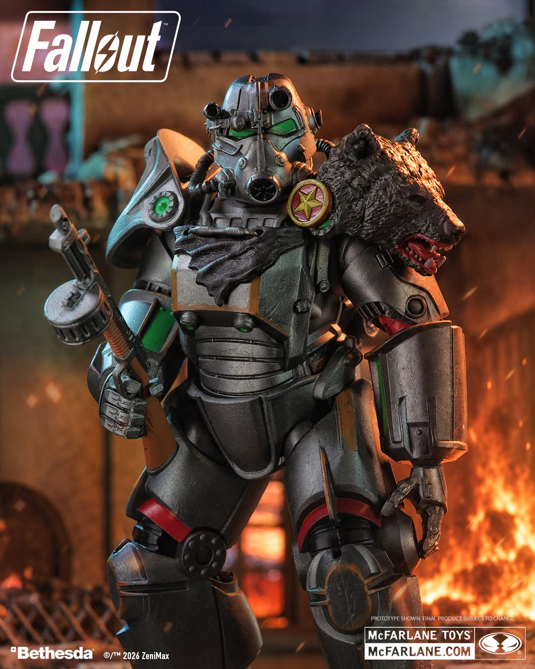 Fallout: New Vegas McFarlane Gaming Edition Scorched Sierra Power Armor image 5