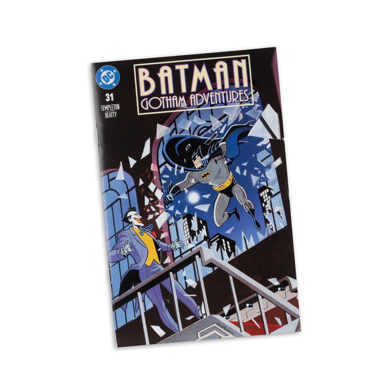 Batman: Gotham Adventures #31 Page Punchers Batman with Comic image 7