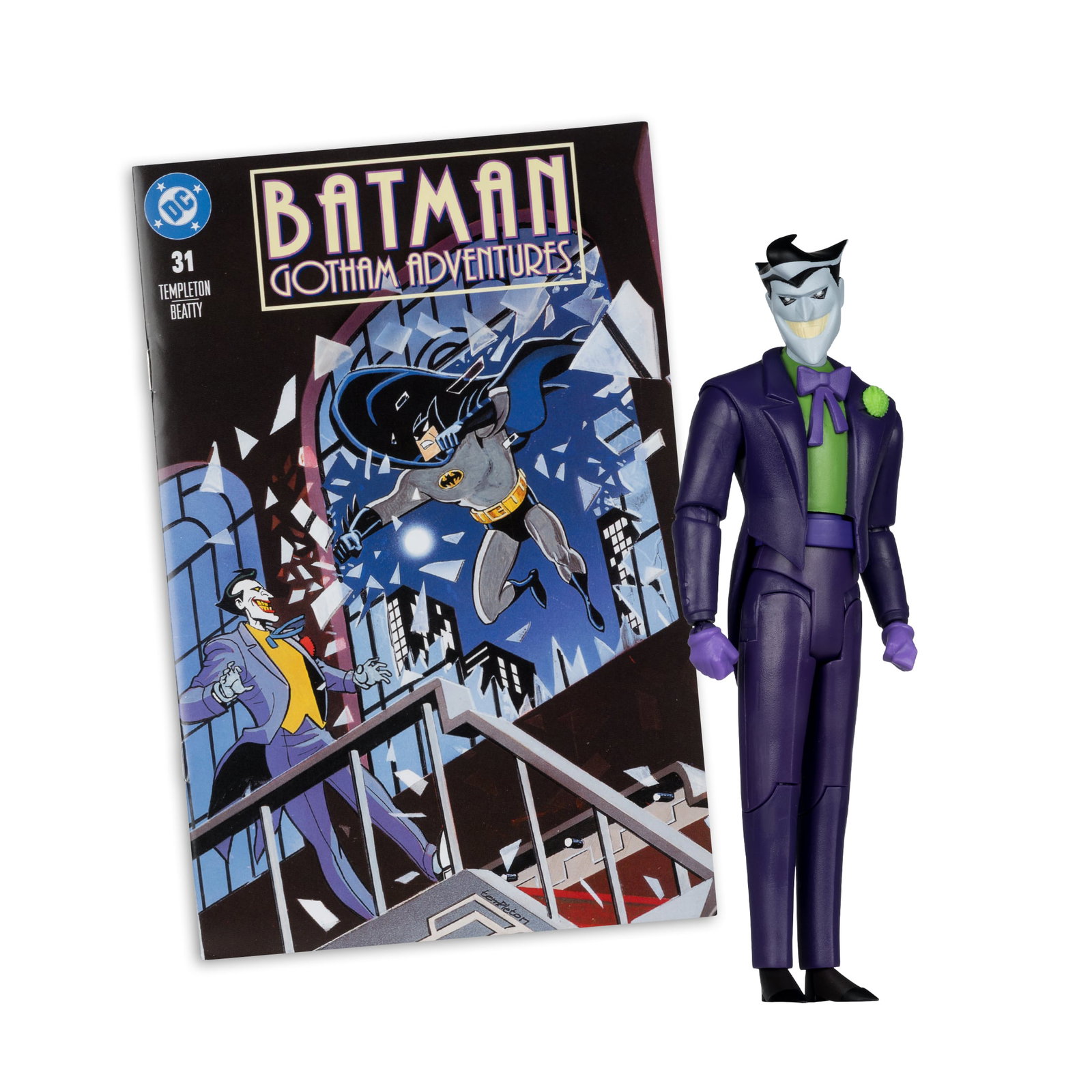 Batman: Gotham Adventures #31 Page Punchers The Joker with Comic image 3