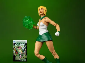 Green Lantern Corps #47 Page Punchers Arisia with Comic