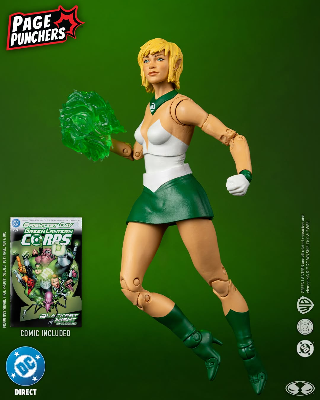 Green Lantern Corps #47 Page Punchers Arisia with Comic image 3