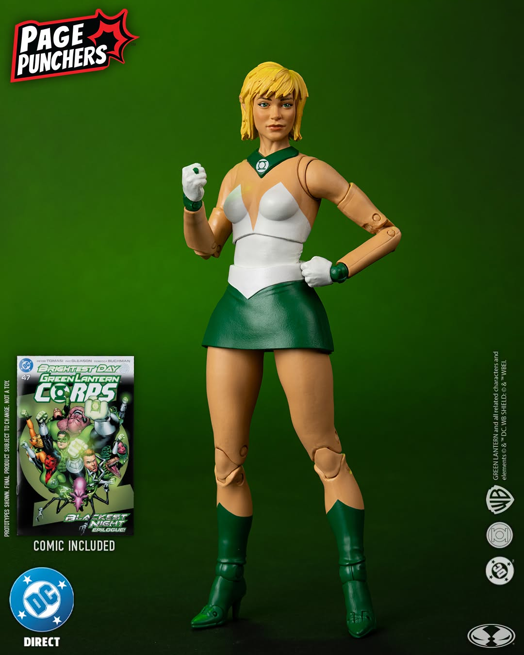 Green Lantern Corps #47 Page Punchers Arisia with Comic image 4