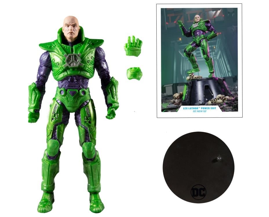 The New 52 DC Multiverse Lex Luthor in Power Suit (Green) image 9