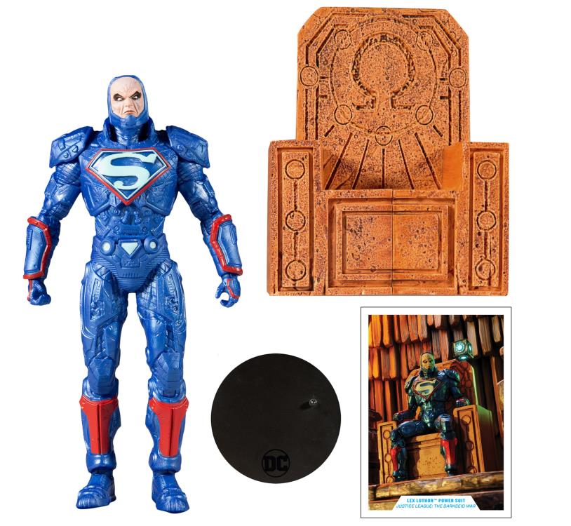 Justice League: The Darkseid War DC Multiverse Lex Luthor Power Suit (Blue) image 9