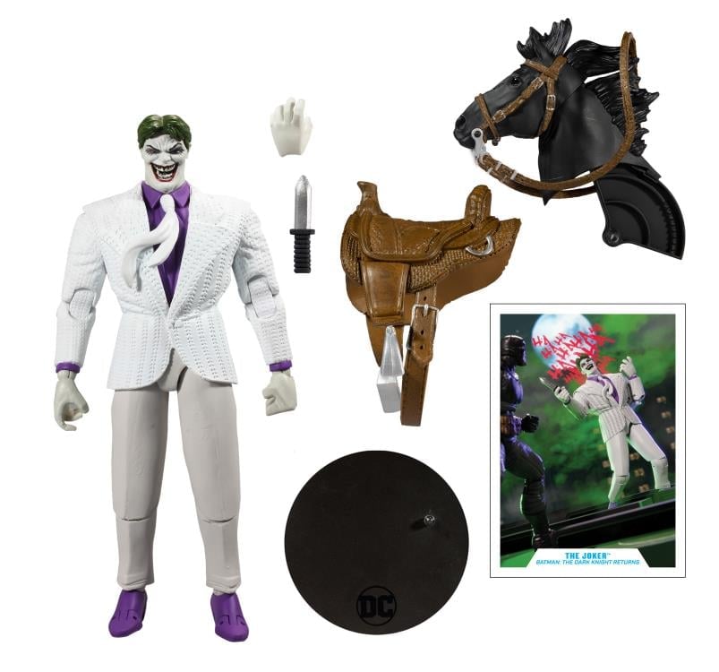 Batman: The Dark Knight Returns DC Multiverse The Joker (Collect to Build: Batman's Horse) image 9