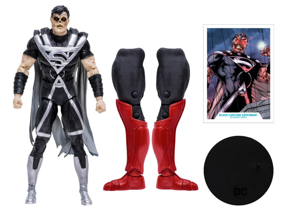 Blackest Night DC Multiverse Superman (Black Lantern) (Collect to Build: Atrocitus) image 10