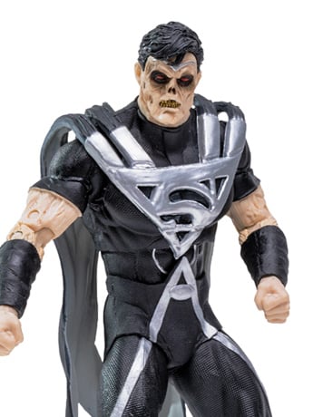 Blackest Night DC Multiverse Superman (Black Lantern) (Collect to Build: Atrocitus) image 2