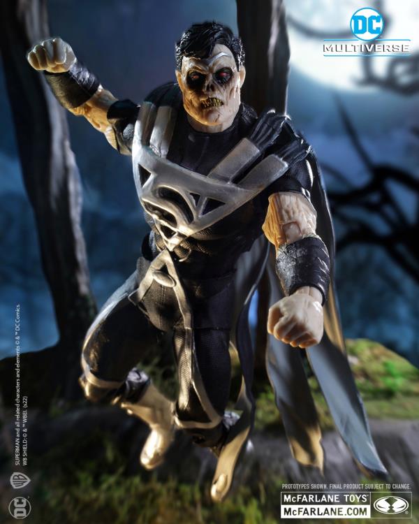 Blackest Night DC Multiverse Superman (Black Lantern) (Collect to Build: Atrocitus) image 3