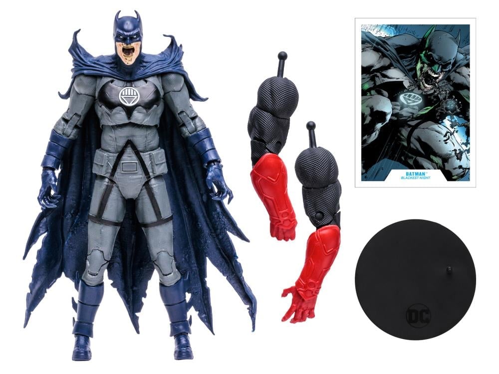 Blackest Night DC Multiverse Batman (Black Lantern) (Collect to Build: Atrocitus) image 9