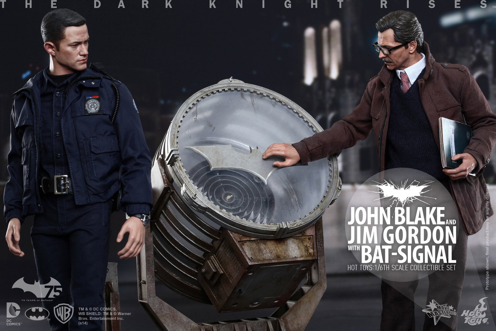 The Dark Knight Rises - John Blake & Jim Gordon Set [With Bat-Signal] image 3