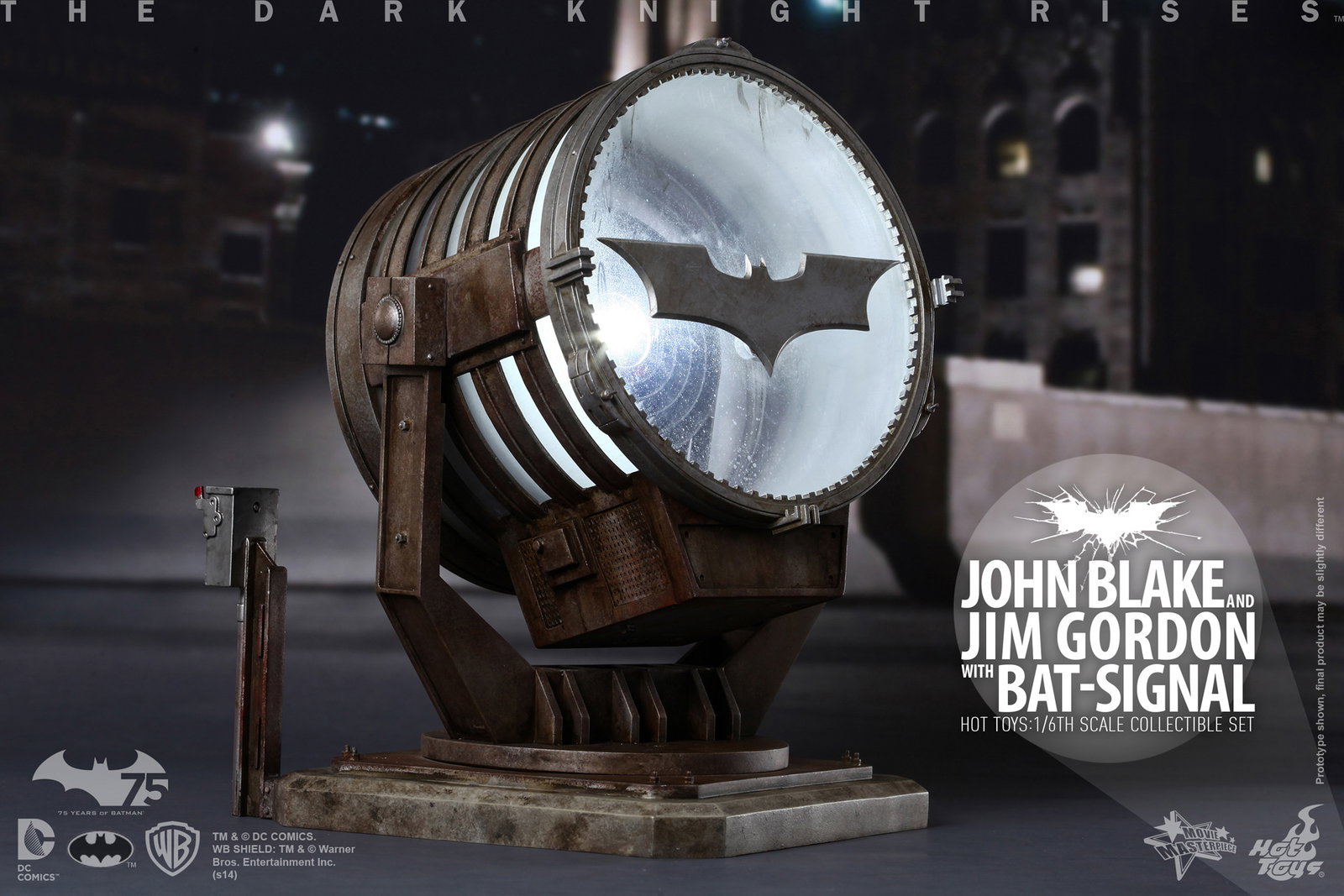 The Dark Knight Rises - John Blake & Jim Gordon Set [With Bat-Signal] image 7