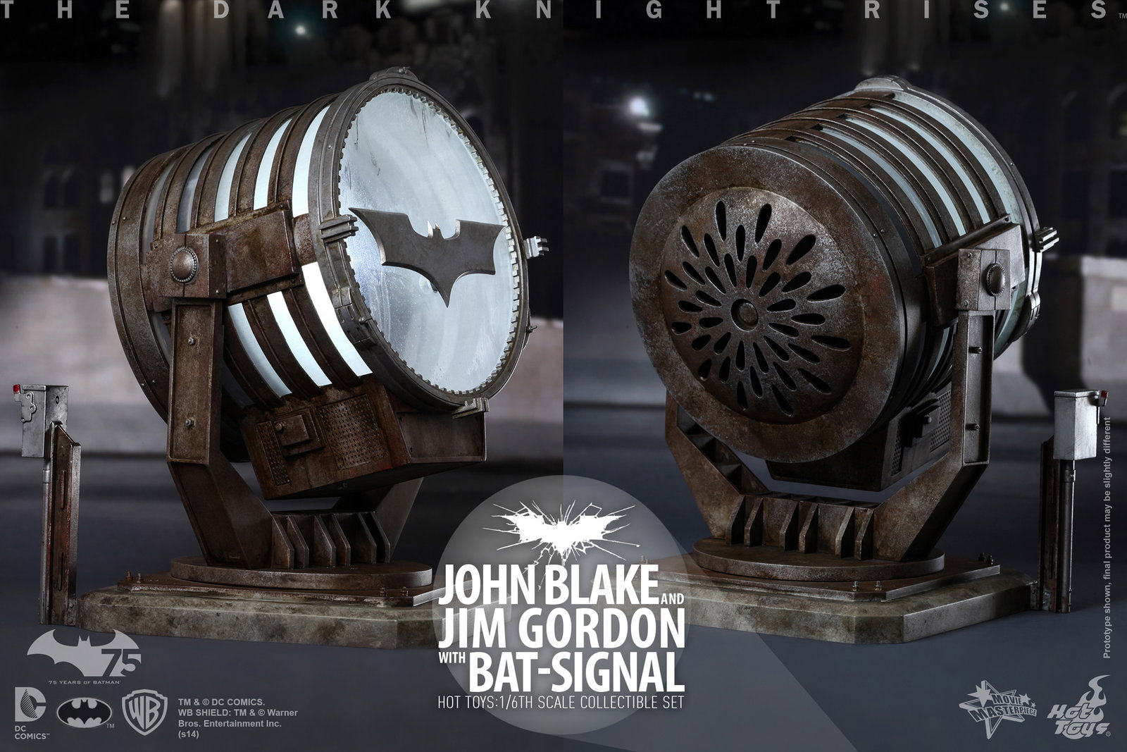 The Dark Knight Rises - John Blake & Jim Gordon Set [With Bat-Signal] image 9