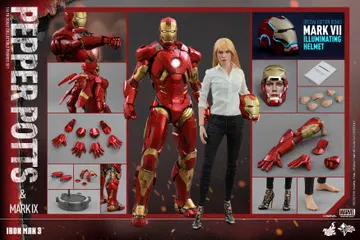 Iron Man 3 - Pepper Potts & Mark 9 [With Bonus Accessory]