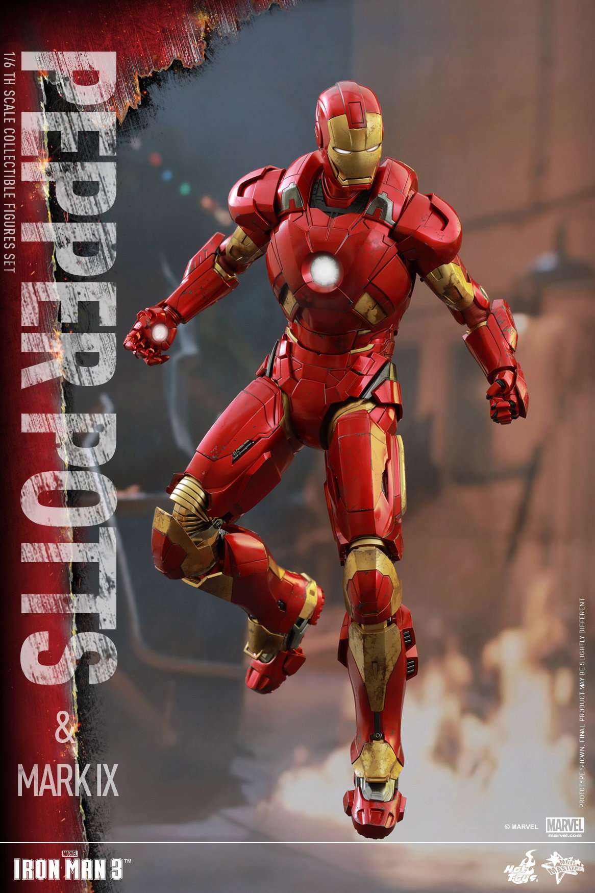 Iron Man 3 - Pepper Potts & Mark 9 [With Bonus Accessory] image 5