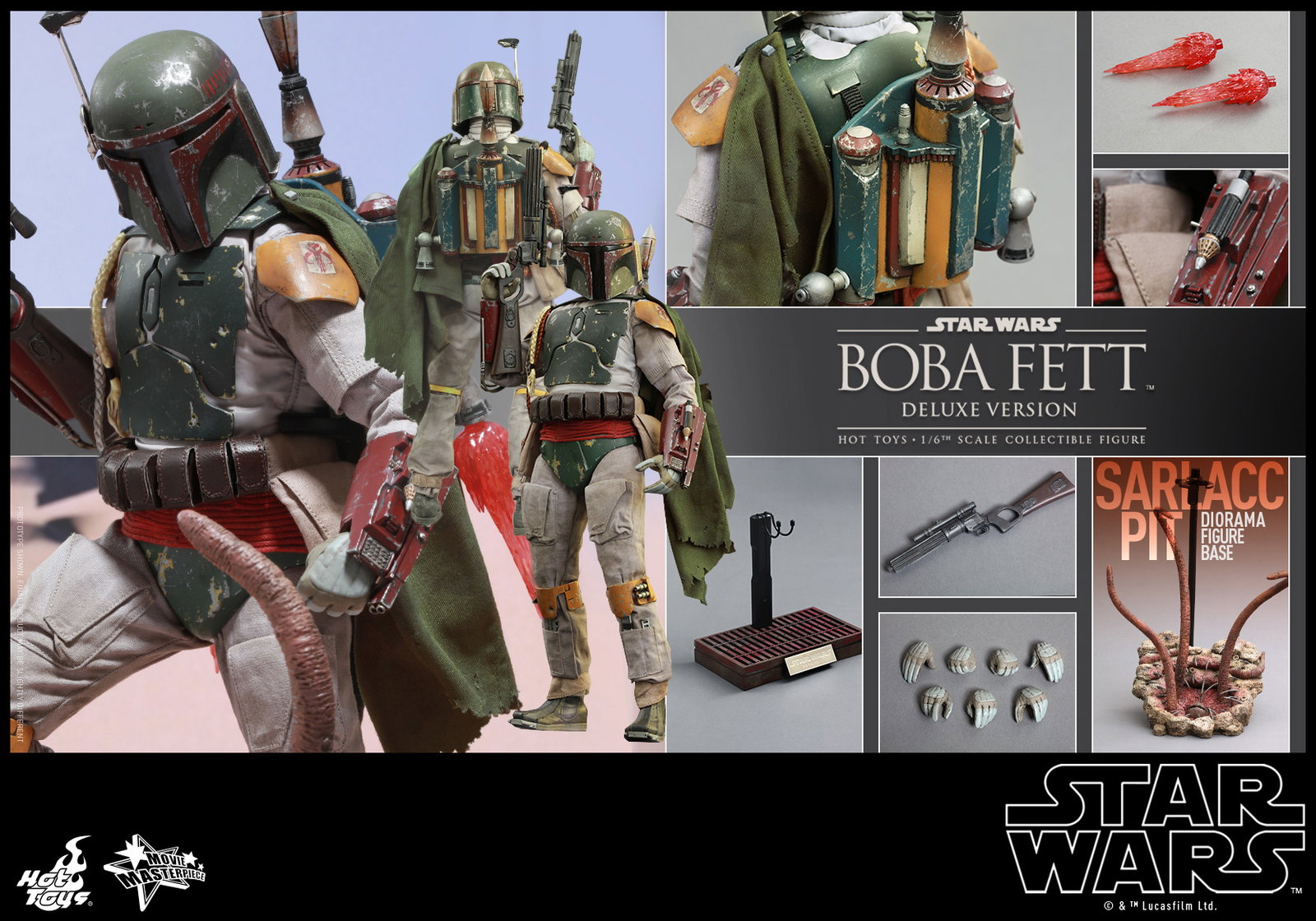 Star Wars / Episode VI Return Of The Jedi - Boba Fett [With Bonus Accessory] image 10
