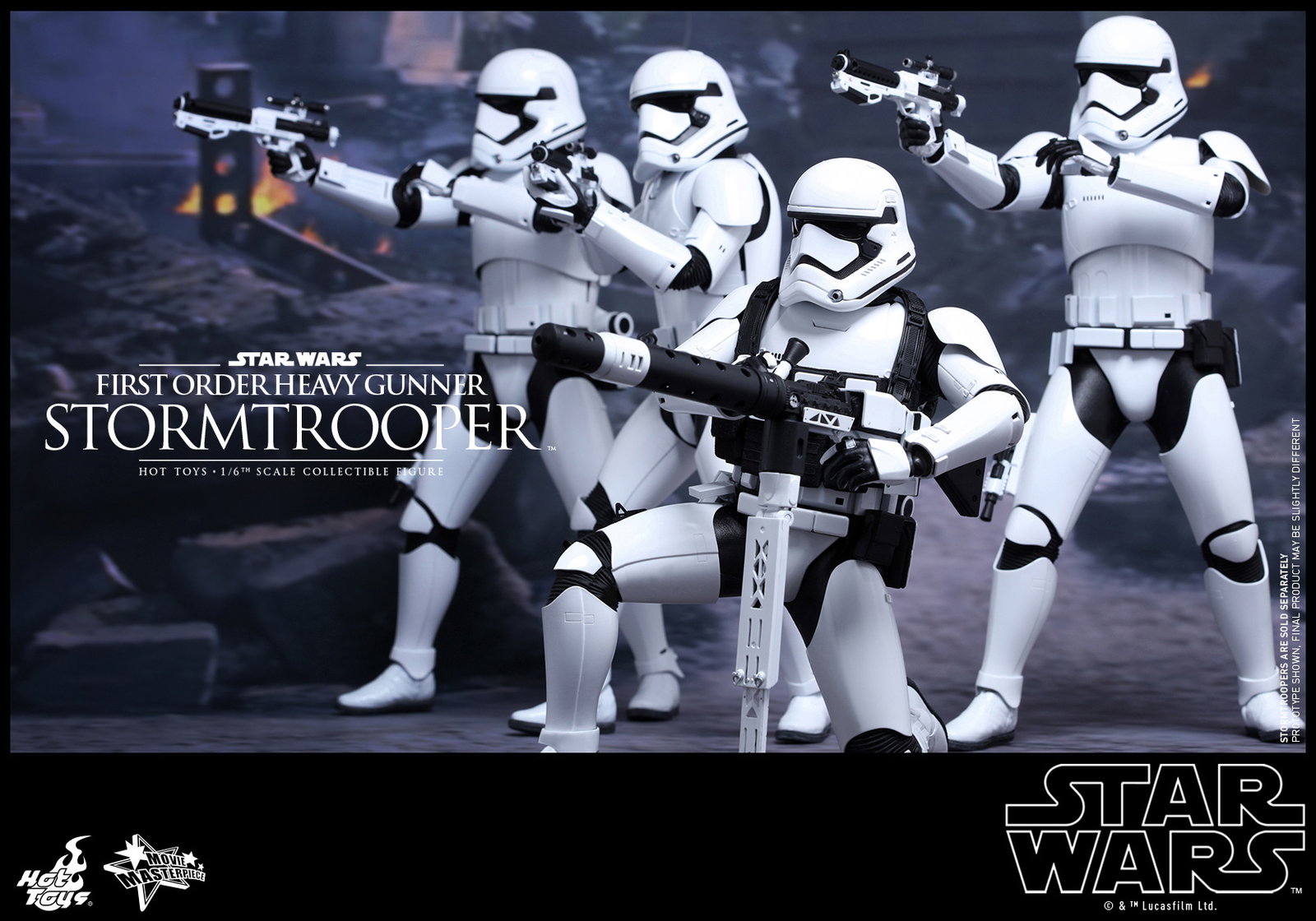 Star Wars The Force Awakens - First Order Stormtrooper (Heavy Gunner Version) image 1