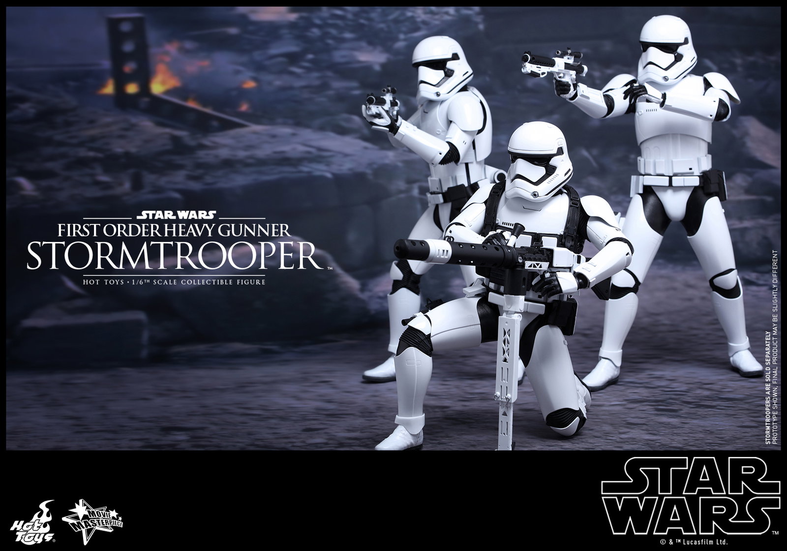 Star Wars The Force Awakens - First Order Stormtrooper (Heavy Gunner Version) image 2