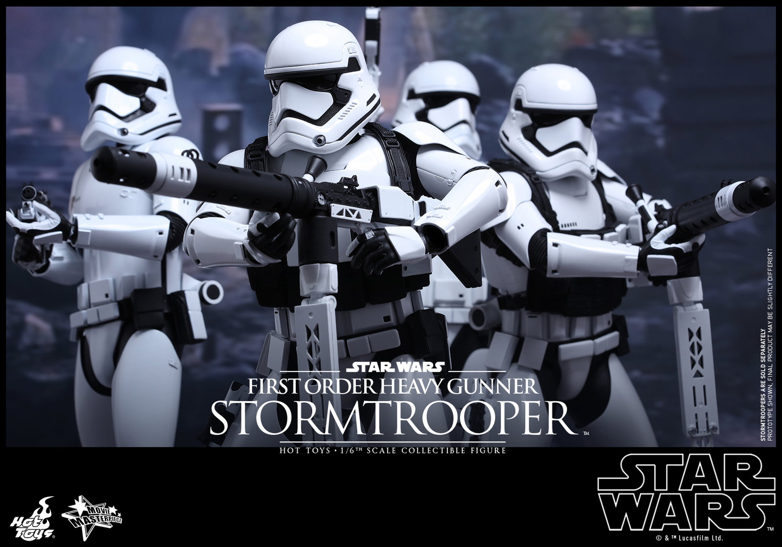 Star Wars The Force Awakens - First Order Stormtrooper (Heavy Gunner Version) image 3