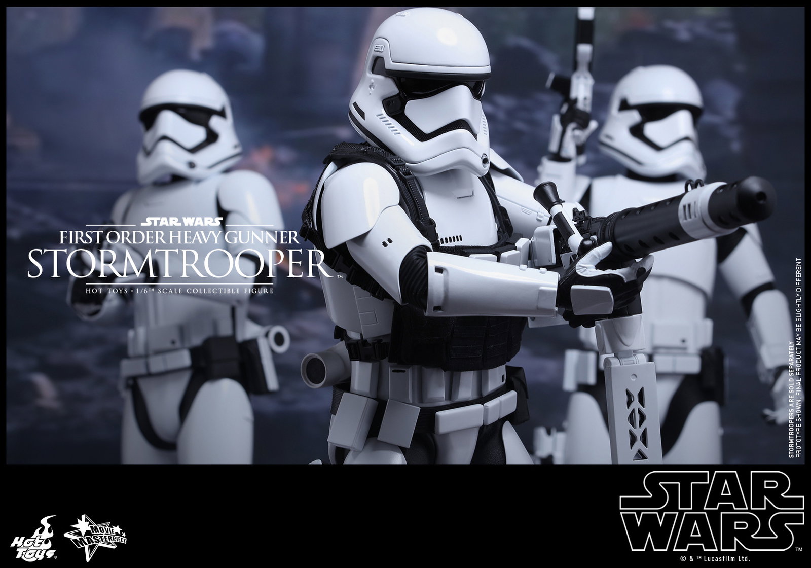 Star Wars The Force Awakens - First Order Stormtrooper (Heavy Gunner Version) image 4