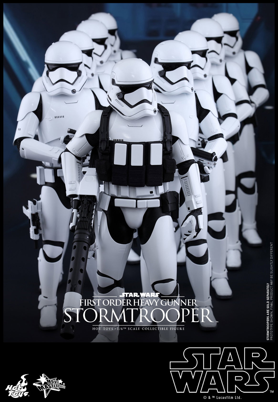 Star Wars The Force Awakens - First Order Stormtrooper (Heavy Gunner Version) image 6