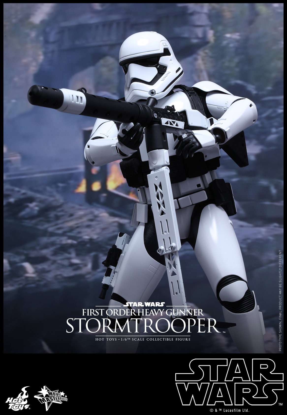 Star Wars The Force Awakens - First Order Stormtrooper (Heavy Gunner Version) image 8