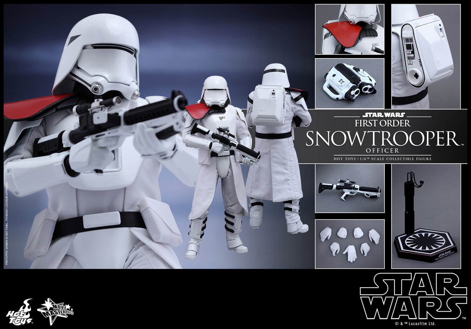 Star Wars The Force Awakens - First Order Snowtrooper (Officer Version) image 10