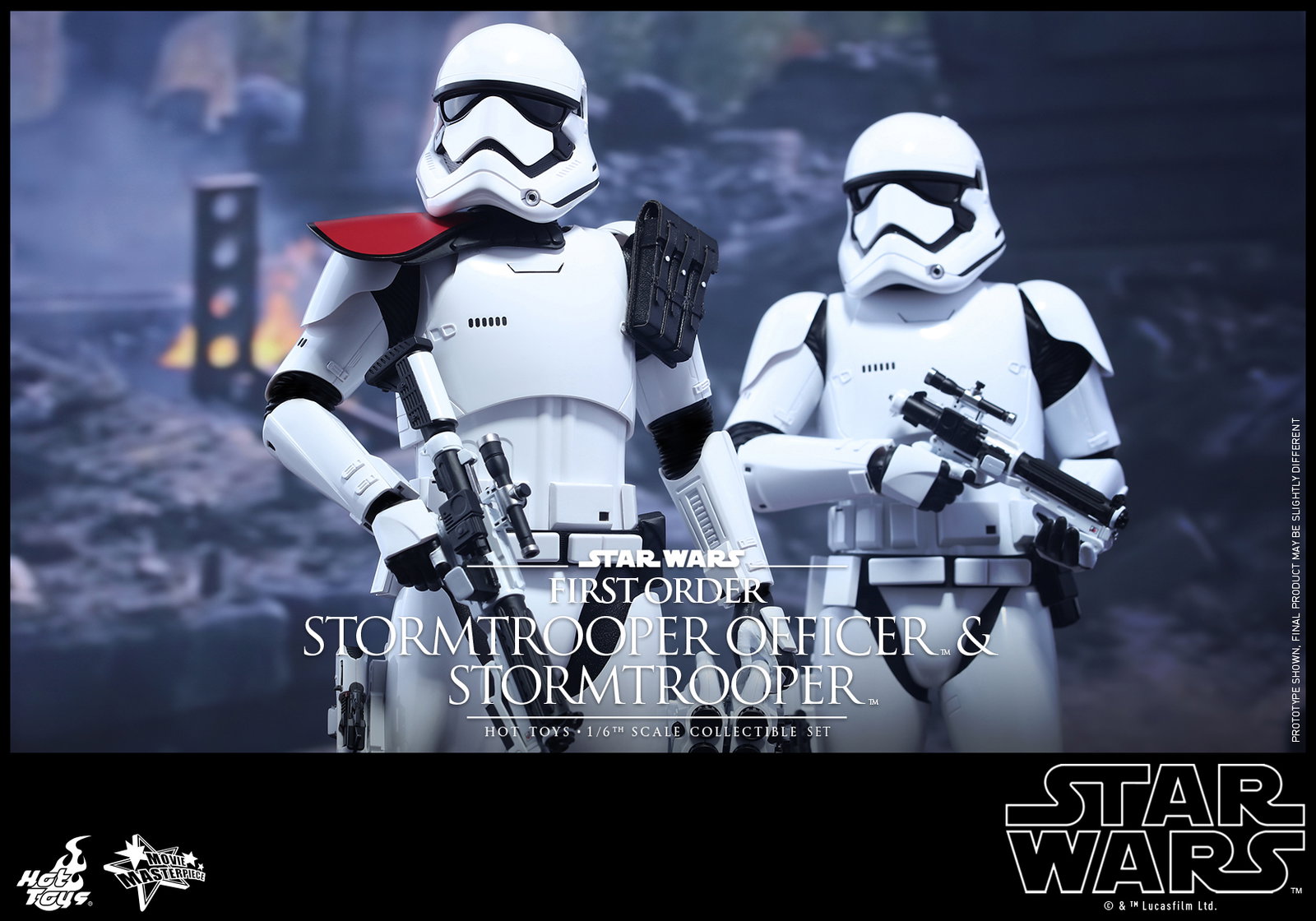 Star Wars The Force Awakens - First Order Stormtroopers Set (Regular & Officer Versions) [With Bonus Accessory] image 2