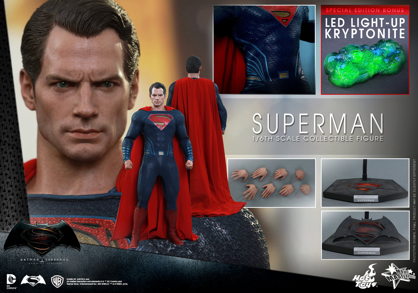 Batman v Superman Dawn of Justice - Batman & Superman Set [With Bonus Accessories] image 3