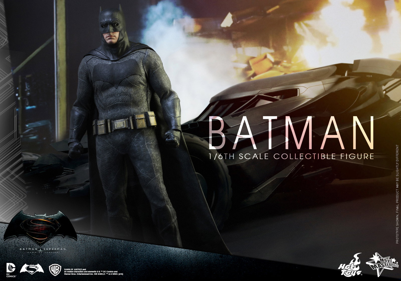 Batman v Superman Dawn of Justice - Batman [With Bonus Accessory] image 8