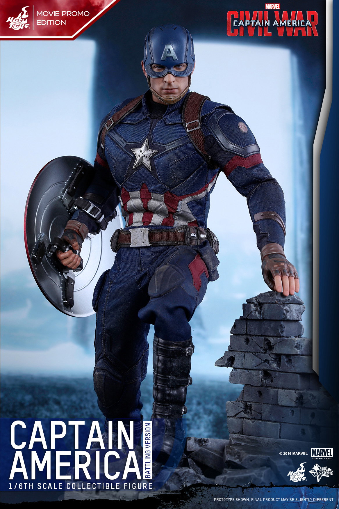 Captain America Civil War - Captain America (Battling Version) image 2