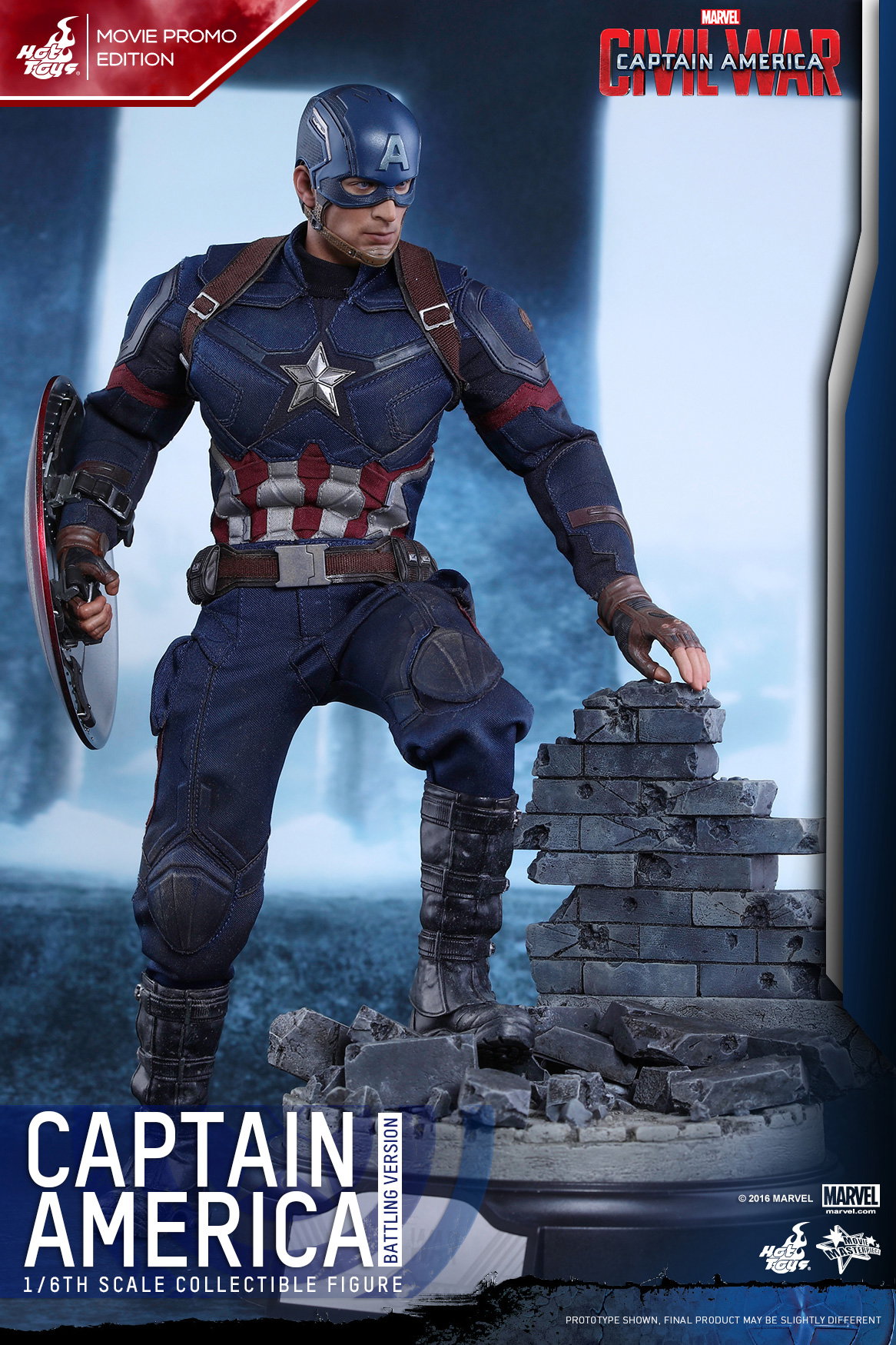 Captain America Civil War - Captain America (Battling Version) image 3