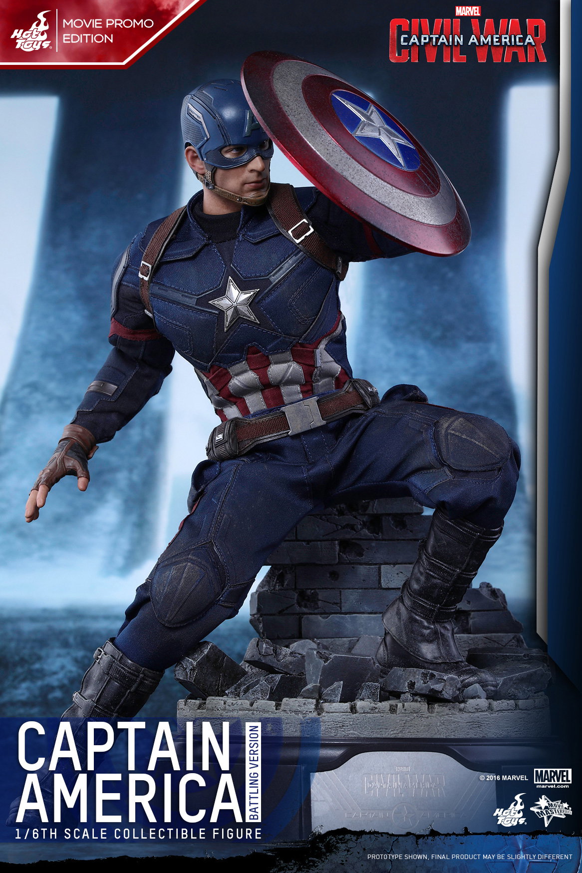 Captain America Civil War - Captain America (Battling Version) image 4