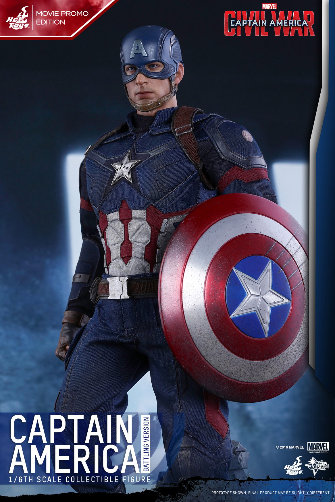 Captain America Civil War - Captain America (Battling Version) image 6